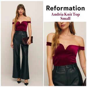 Reformation Andria Knit Top | Small